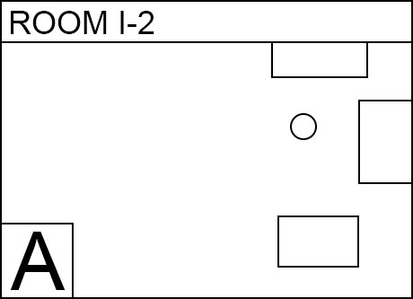 Image, map. Room H(I2). Food